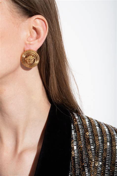 versace earrings women.